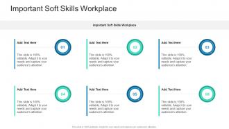 Important Soft Skills Workplace In Powerpoint And Google Slides Cpb