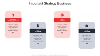 Important Strategy Business In Powerpoint And Google Slides Cpb