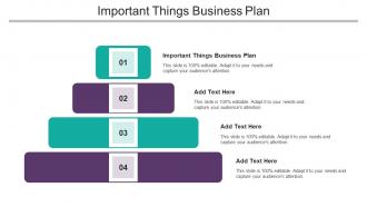 Important Things Business Plan In Powerpoint And Google Slides Cpb