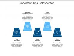 Important tips salesperson ppt powerpoint presentation icon good cpb