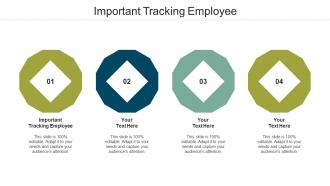 Important Tracking Employee Ppt Powerpoint Presentation Icon Influencers Cpb