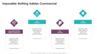 Impossible Nothing Adidas Commercial In Powerpoint And Google Slides Cpb
