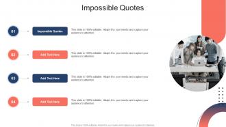 Impossible Quotes In Powerpoint And Google Slides Cpb