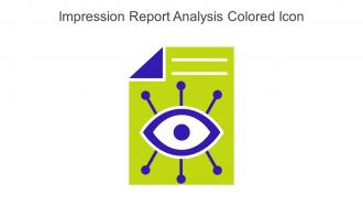 Impression Report Analysis Colored Icon In Powerpoint Pptx Png And Editable Eps Format