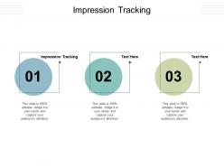 Impression tracking ppt powerpoint presentation infographic template layout ideas cpb