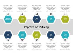 Improve advertising ppt powerpoint presentation infographic template ideas cpb