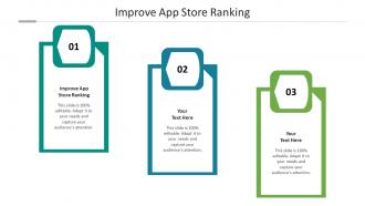 Improve app store ranking ppt powerpoint presentation show ideas cpb