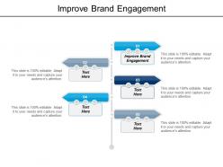 Improve brand engagement ppt powerpoint presentation file picture cpb