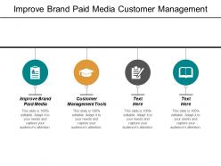 Improve brand paid media customer management tools brand advocacy cpb