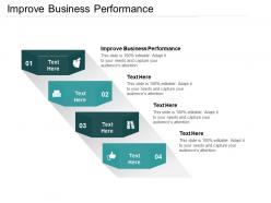 Improve business performance ppt powerpoint presentation gallery templates cpb