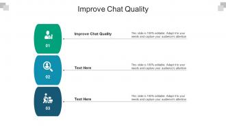 Improve chat quality ppt powerpoint presentation gallery portfolio cpb