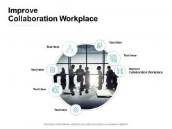Improve collaboration workplace ppt powerpoint ideas picture cpb