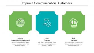 Improve communication customers ppt powerpoint presentation model design inspiration cpb