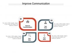 Improve communication ppt powerpoint presentation pictures samples cpb