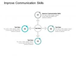 Improve communication skills ppt powerpoint presentation file graphic tips cpb