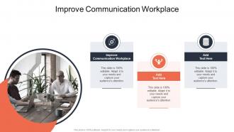 Improve Communication Workplace In Powerpoint And Google Slides Cpb