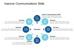 Improve communications skills ppt powerpoint presentation styles cpb