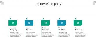 Improve company ppt powerpoint presentation infographic template good cpb
