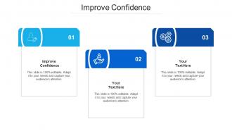 Improve confidence ppt powerpoint presentation show information cpb