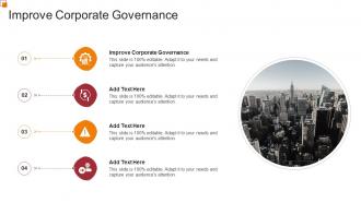 Improve Corporate Governance In Powerpoint And Google Slides Cpb