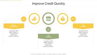 Improve Credit Quickly In Powerpoint And Google Slides Cpb