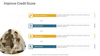 Improve Credit Score In Powerpoint And Google Slides Cpb