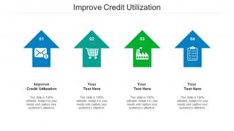 Improve Credit Utilization Ppt Powerpoint Presentation Layouts Visuals Cpb