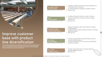 Improve Customer Base With Product Line Diversification