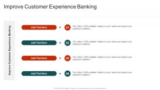 Improve Customer Experience Banking In Powerpoint And Google Slides Cpb