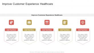 Improve Customer Experience Healthcare In Powerpoint And Google Slides Cpb