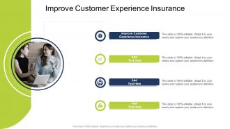 Improve Customer Experience Insurance In Powerpoint And Google Slides Cpb