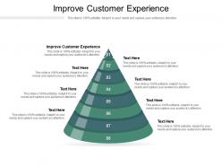Improve customer experience ppt powerpoint presentation icon tips cpb