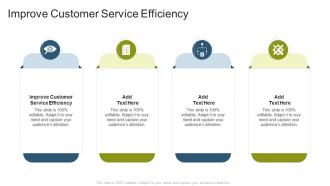 Improve Customer Service Efficiency In Powerpoint And Google Slides Cpb