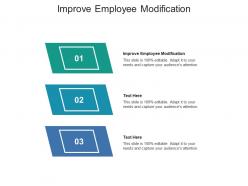 Improve employee modification ppt powerpoint presentation layouts portrait cpb