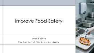 Improve Food Safety PPT Designs VA