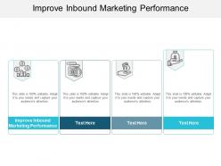 Improve inbound marketing performance ppt powerpoint presentation styles ideas cpb