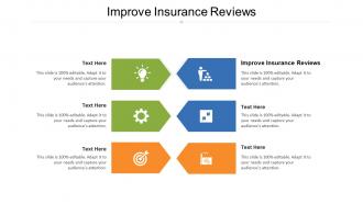 Improve insurance reviews ppt powerpoint presentation summary layout cpb