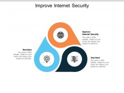 Improve internet security ppt powerpoint presentation infographic template example cpb