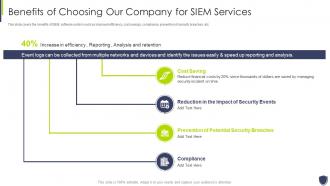 Improve it security with vulnerability benefits of choosing our company siem services