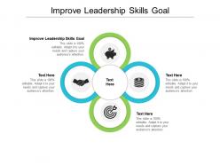 Improve leadership skills goal ppt powerpoint presentation slides icons cpb
