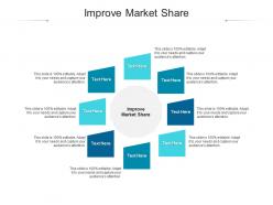 Improve market share ppt powerpoint presentation professional format cpb