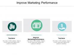 Improve marketing performance ppt powerpoint presentation styles inspiration cpb