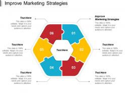 Improve marketing strategies ppt powerpoint presentation portfolio template cpb