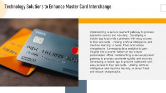 Improve Master Card Interchange powerpoint presentation and google slides ICP Impactful Downloadable