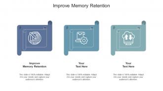 Improve memory retention ppt powerpoint presentation layouts designs cpb