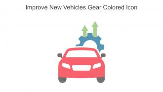 Improve New Vehicles Gear Colored Icon In Powerpoint Pptx Png And Editable Eps Format