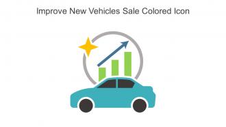 Improve New Vehicles Sale Colored Icon In Powerpoint Pptx Png And Editable Eps Format