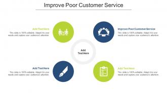 Improve Poor Customer Service Ppt Powerpoint Presentation Slides Inspiration Cpb