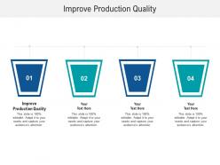 Improve production quality ppt powerpoint presentation portfolio themes cpb