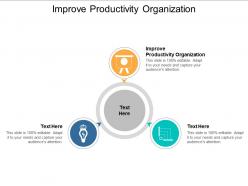 Improve productivity organization ppt powerpoint presentation slides mockup cpb